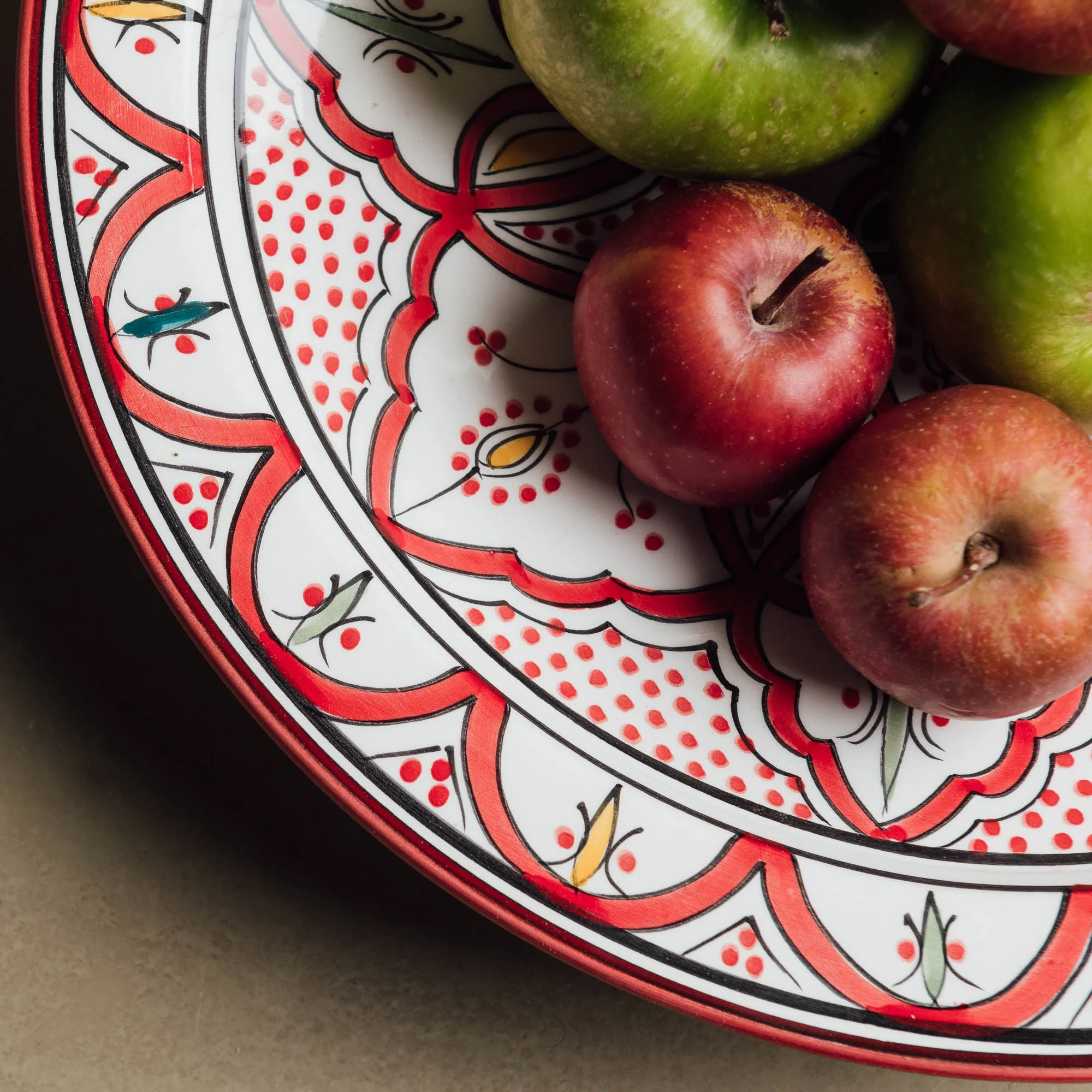 Berber Essence Red Salad Plate view 2