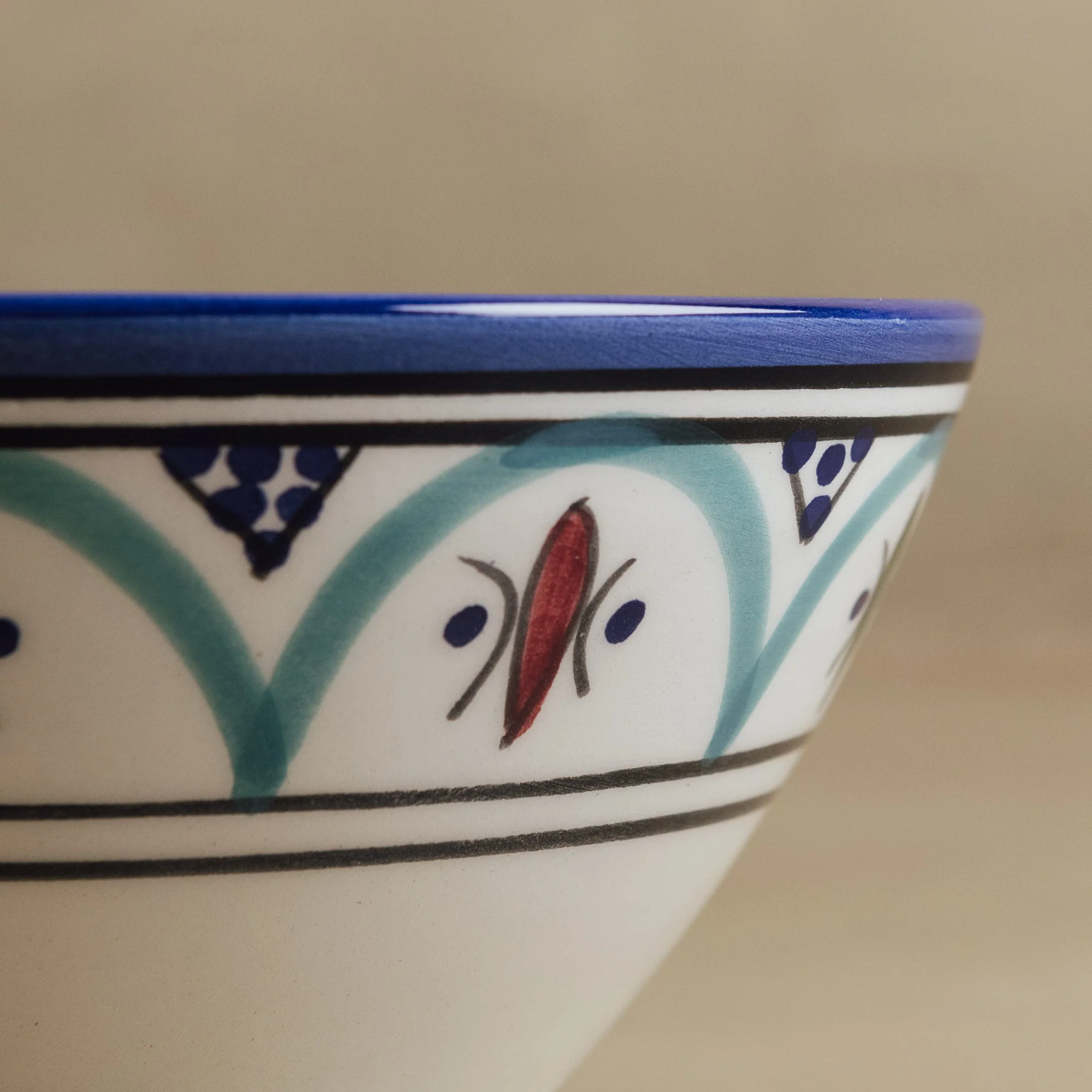 Fez Blue & Green Bowl