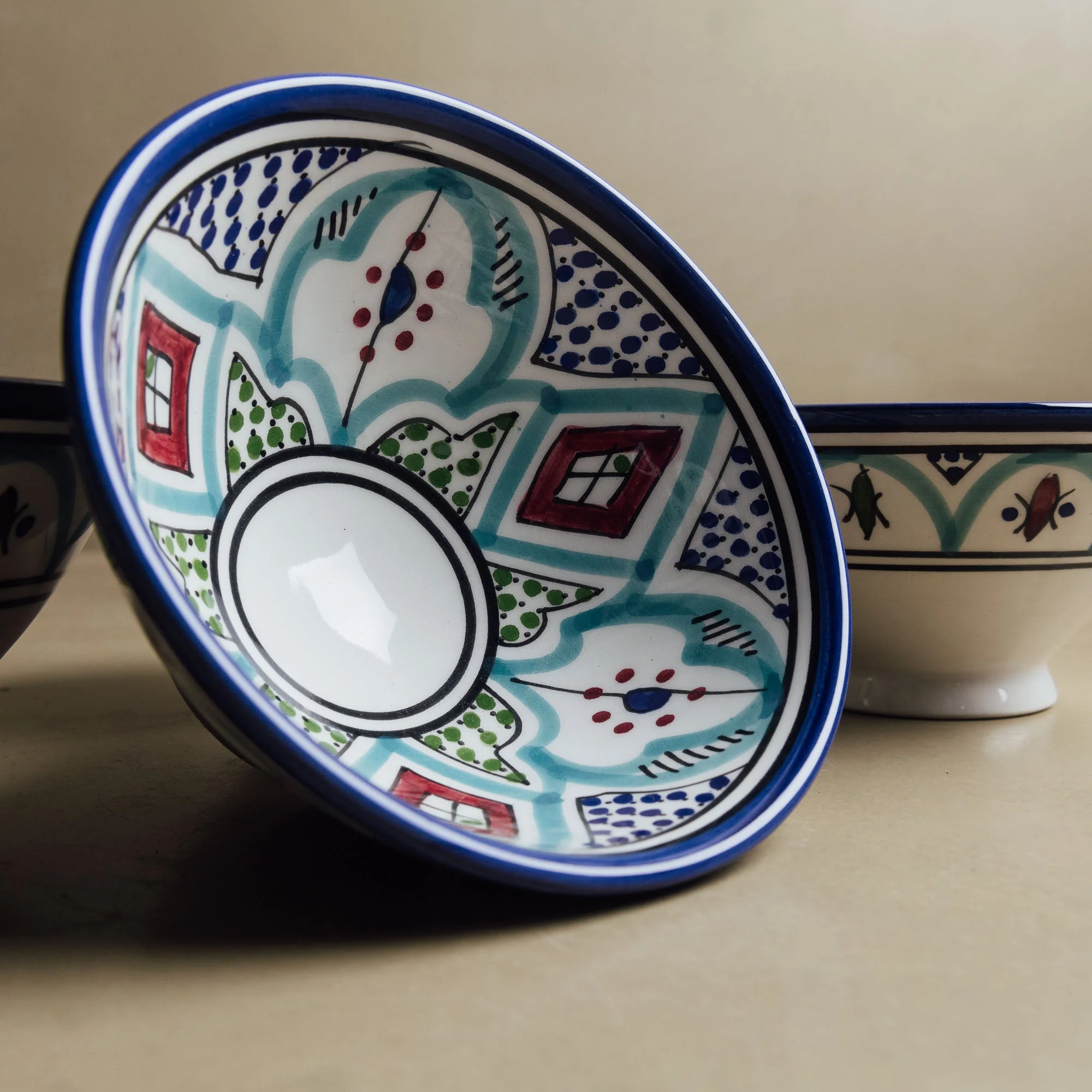 Fez Blue & Green Bowl alternate view