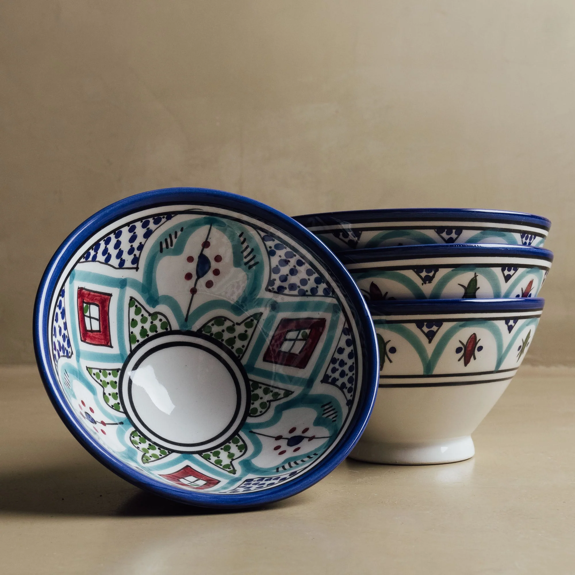 Fez Blue & Green Bowl view 4