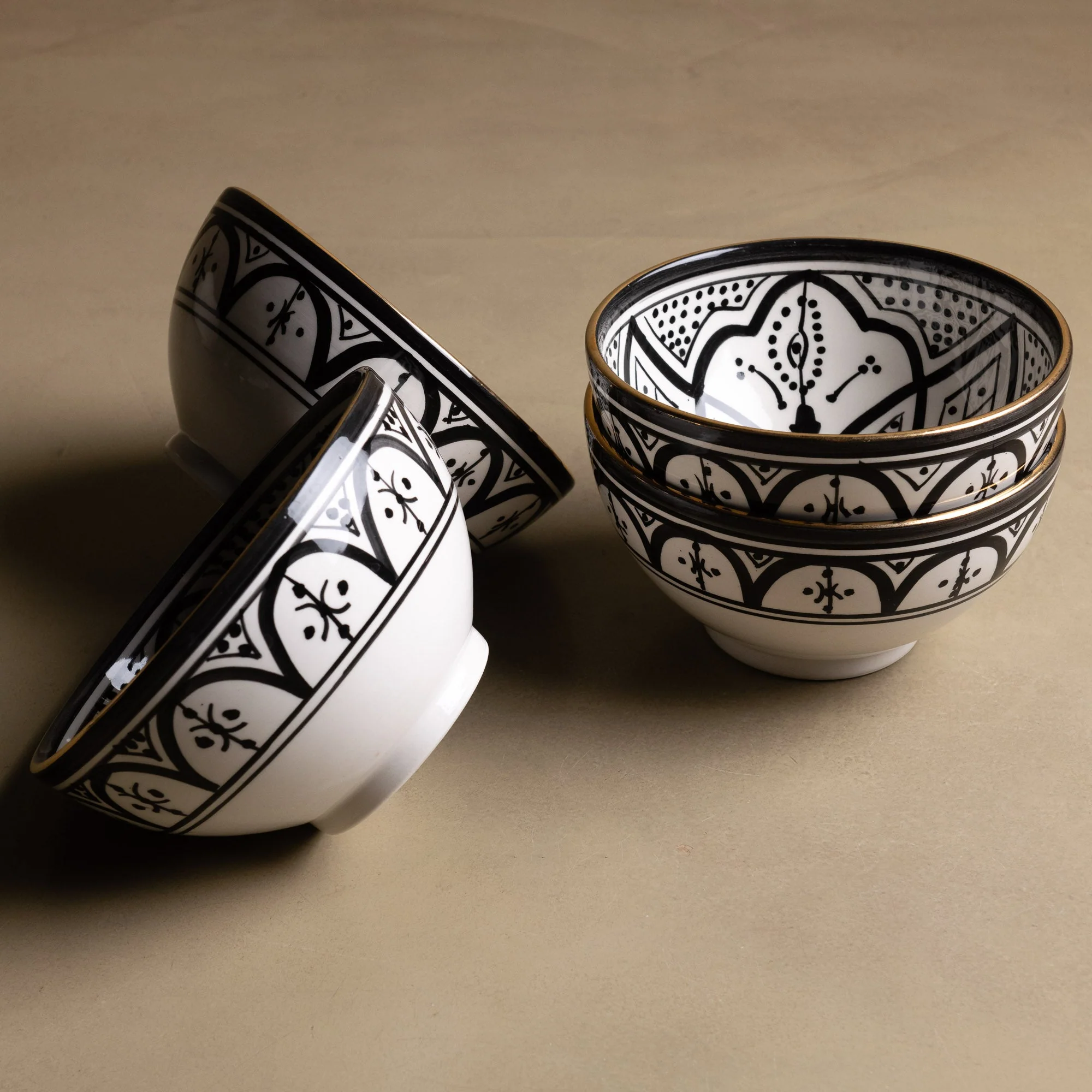 Fez Noir & Gold Bowl view 4