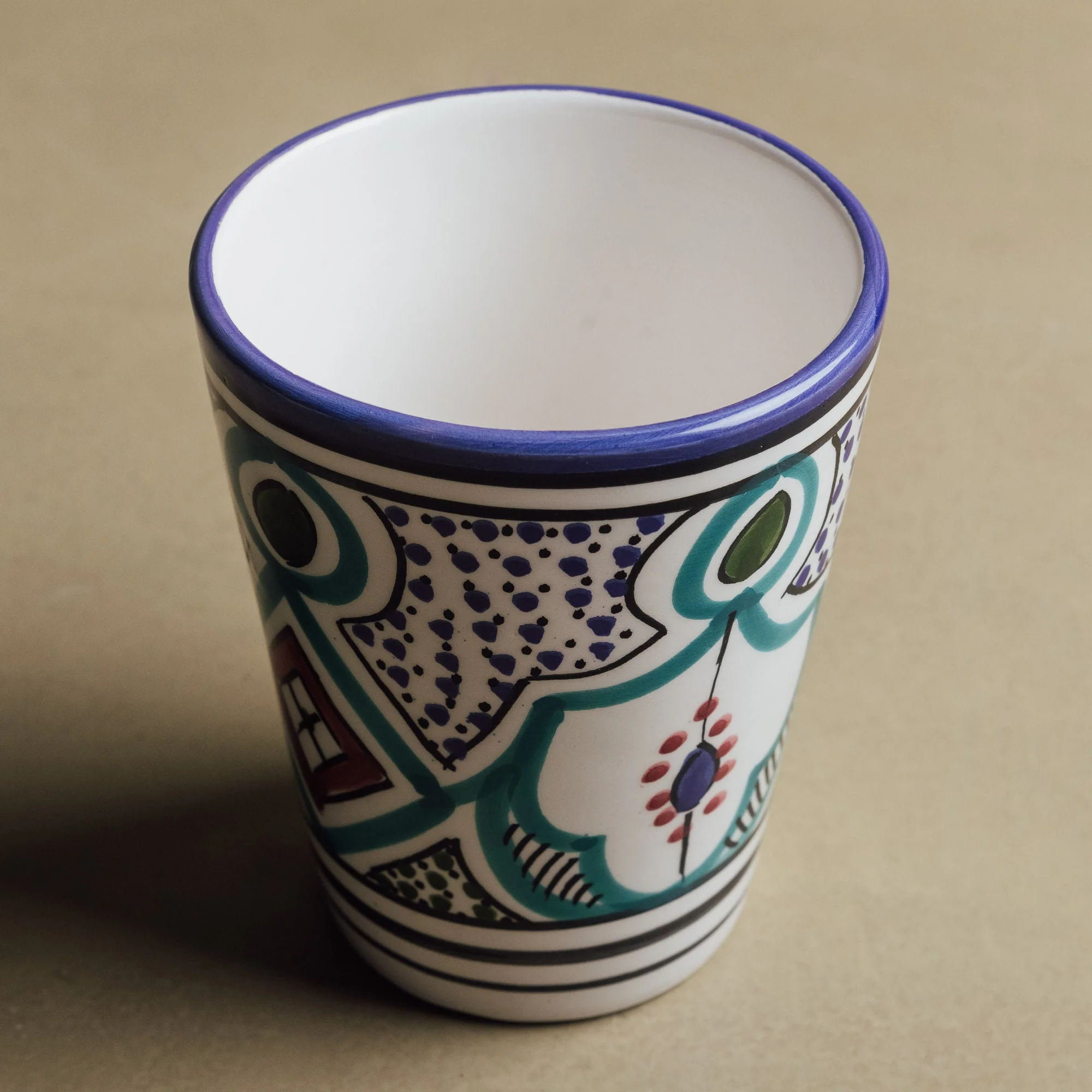 Fez Blue & Green Cup