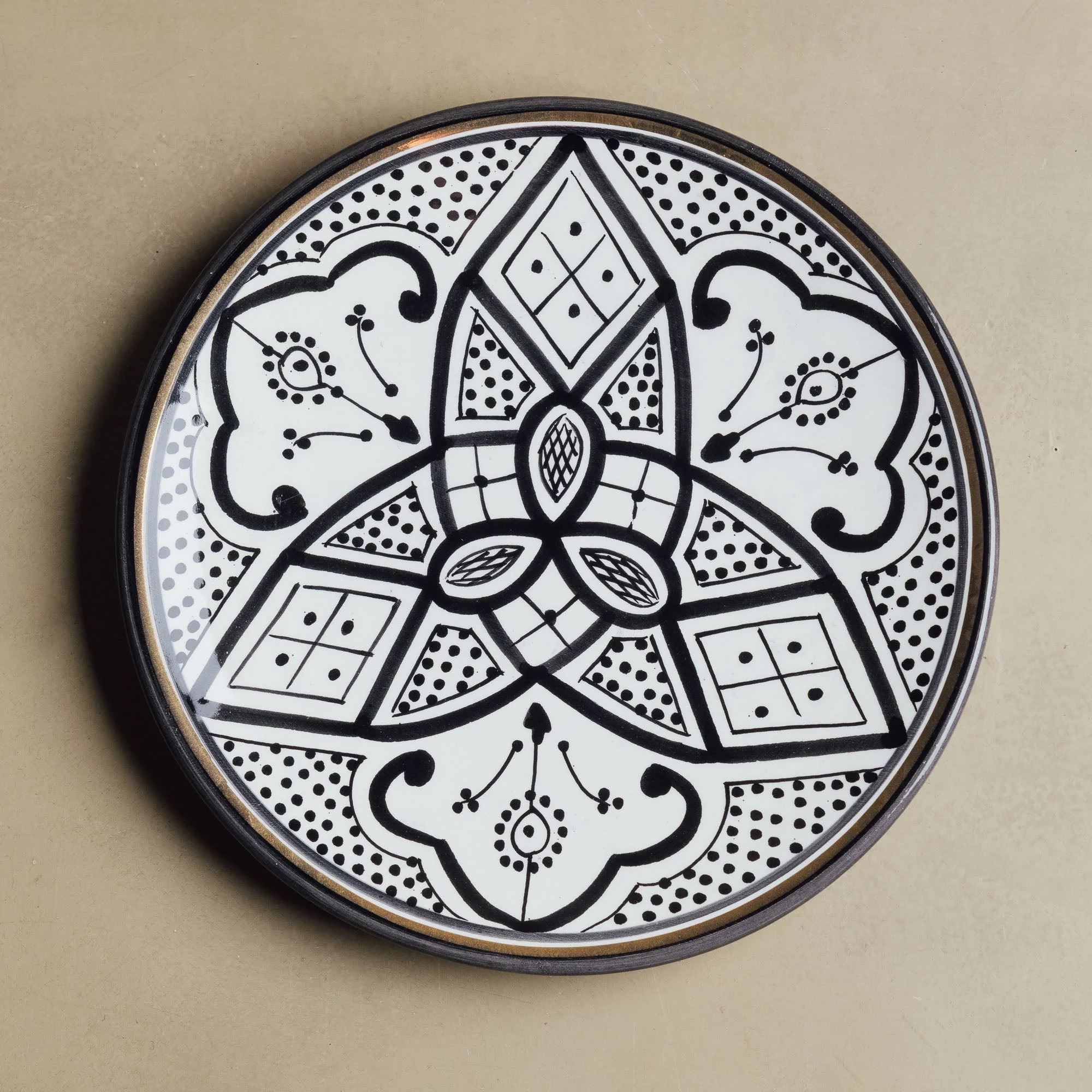 Fez Black & Gold Dinner Plate alternate view