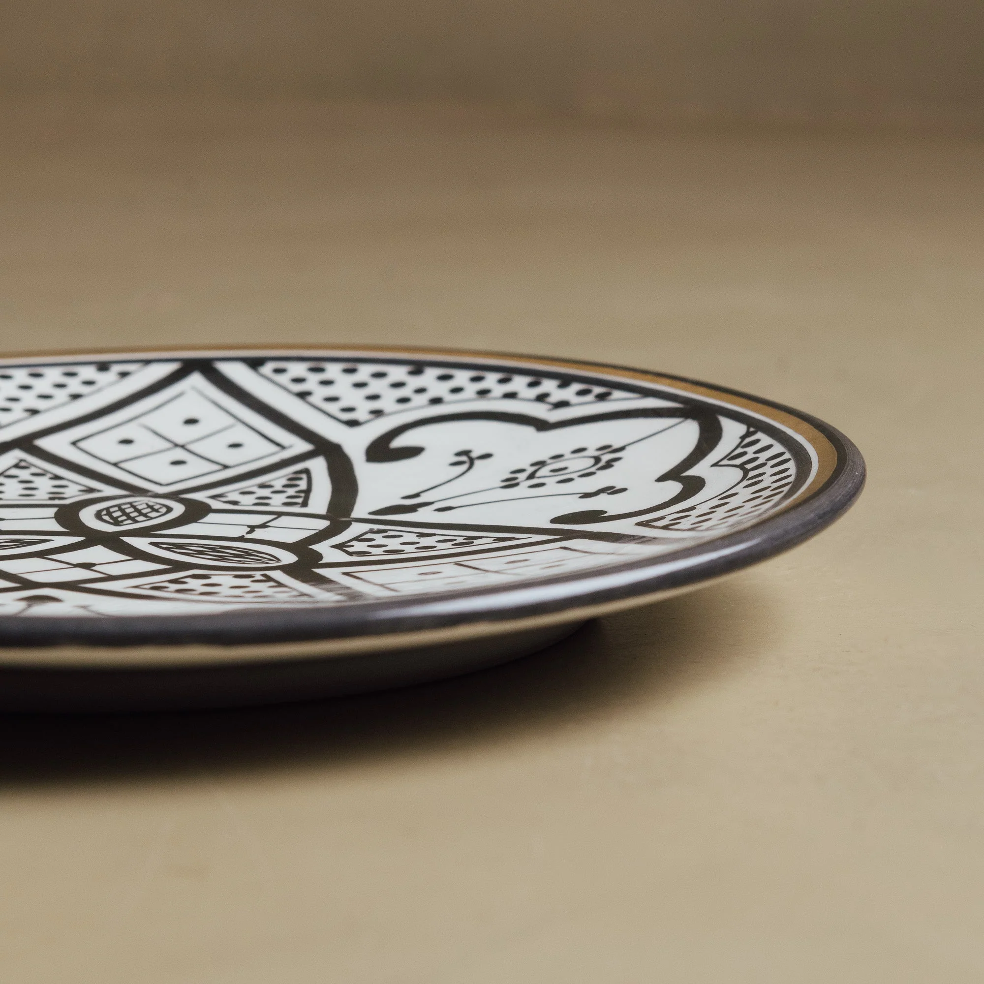 Fez Black & Gold Dinner Plate view 9