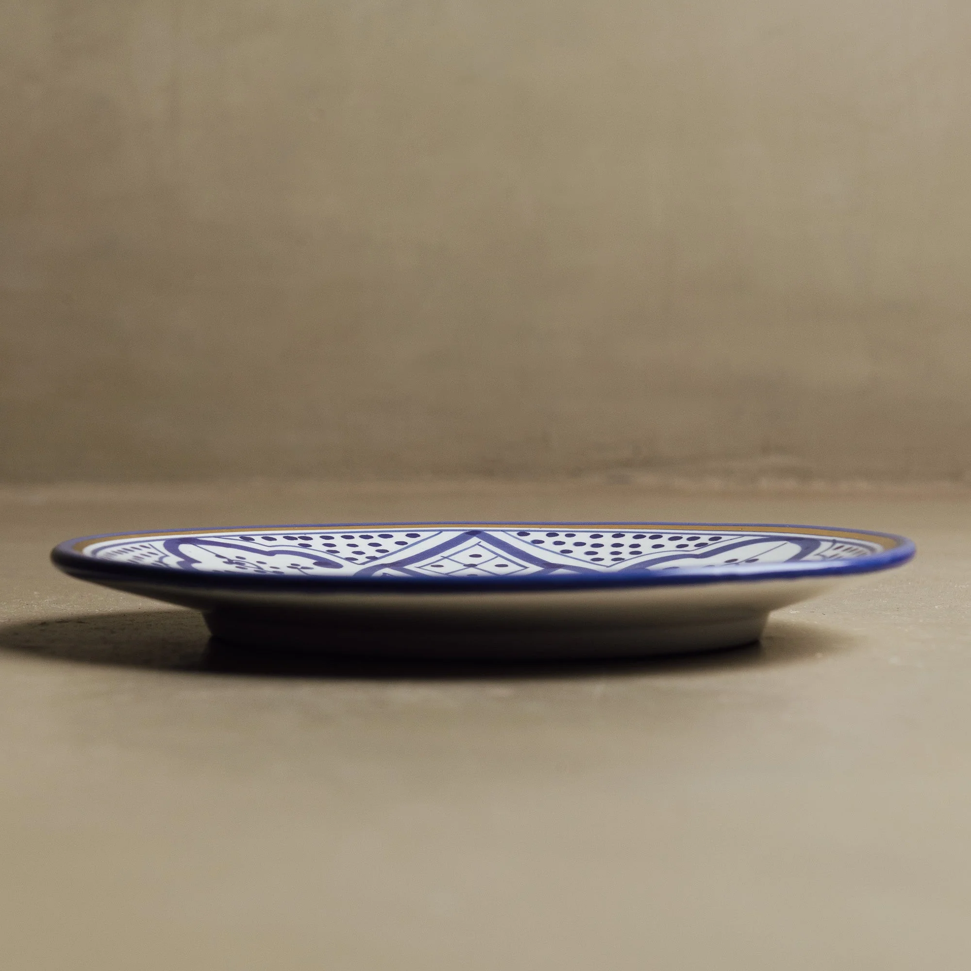 Fez Blue & Gold Dinner Plate