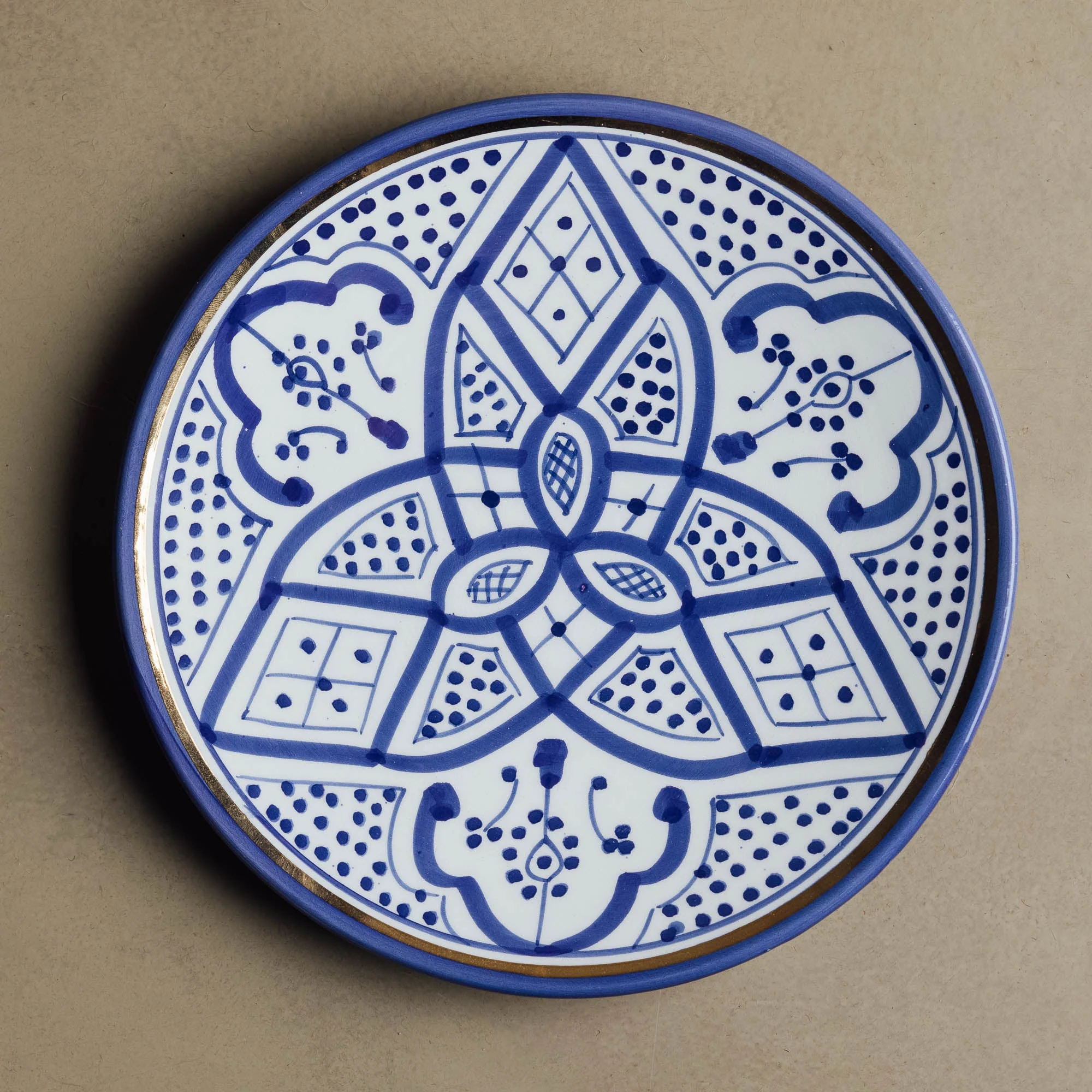 Fez Blue & Gold Dinner Plate alternate view