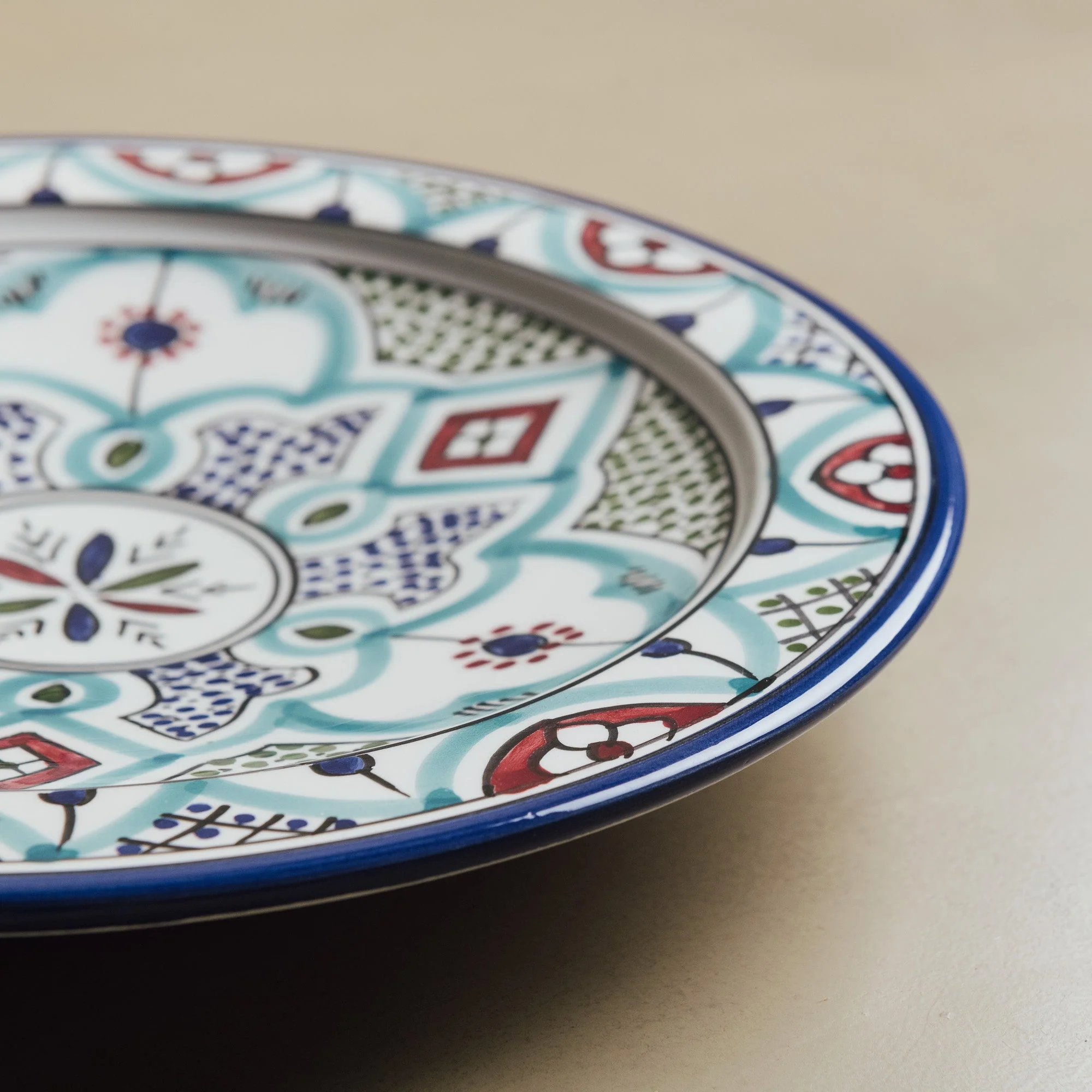 Fez Blue & Green Dinner Plate alternate view