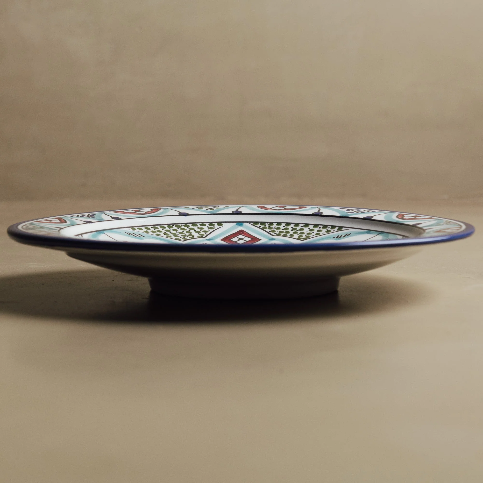 Fez Blue & Green Dinner Plate view 4