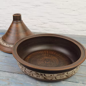 Carved Vine Tagine view 3