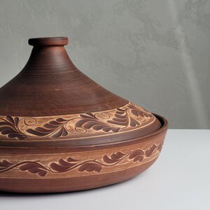 Carved Vine Tagine view 6