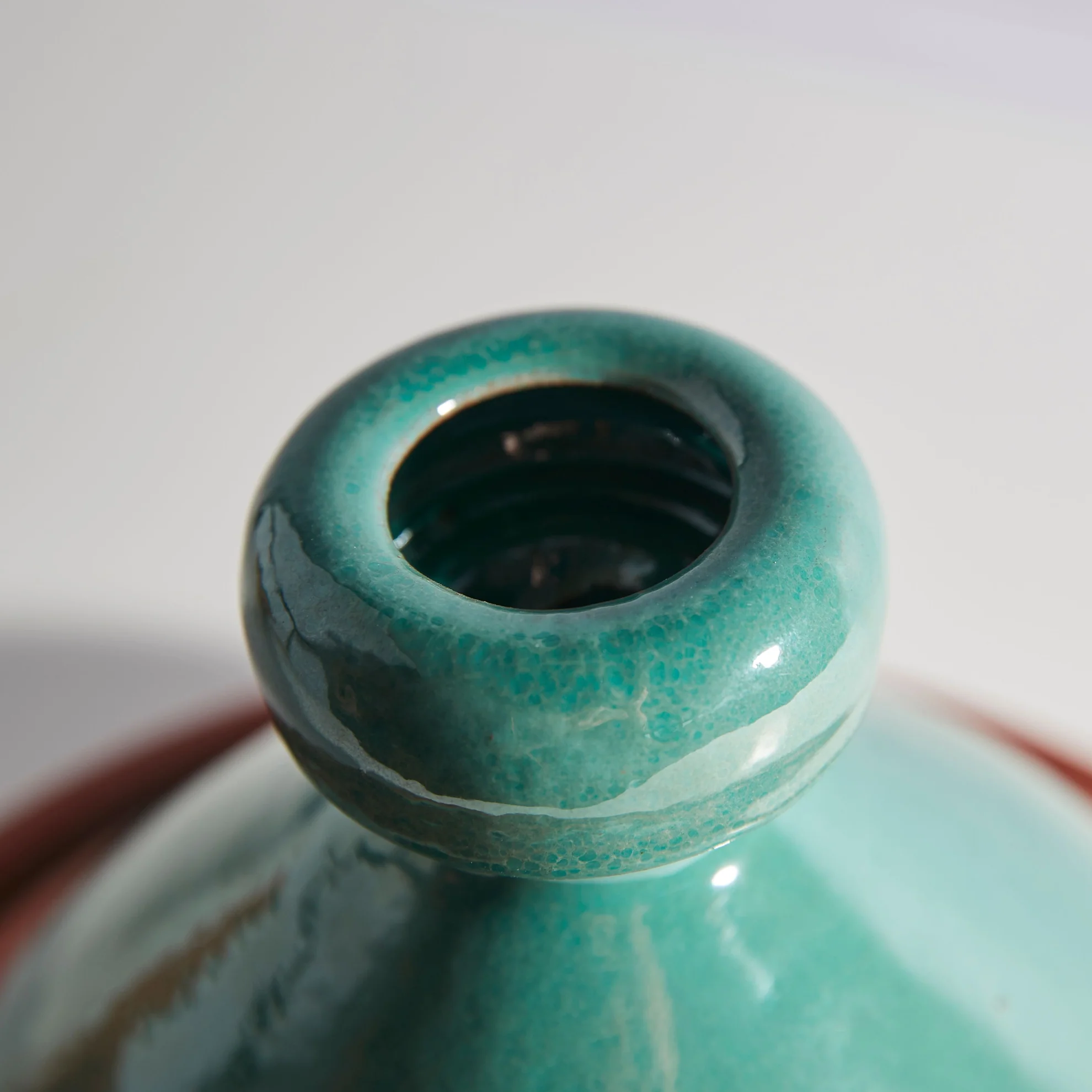 Traditional Teal Tagine alternate view