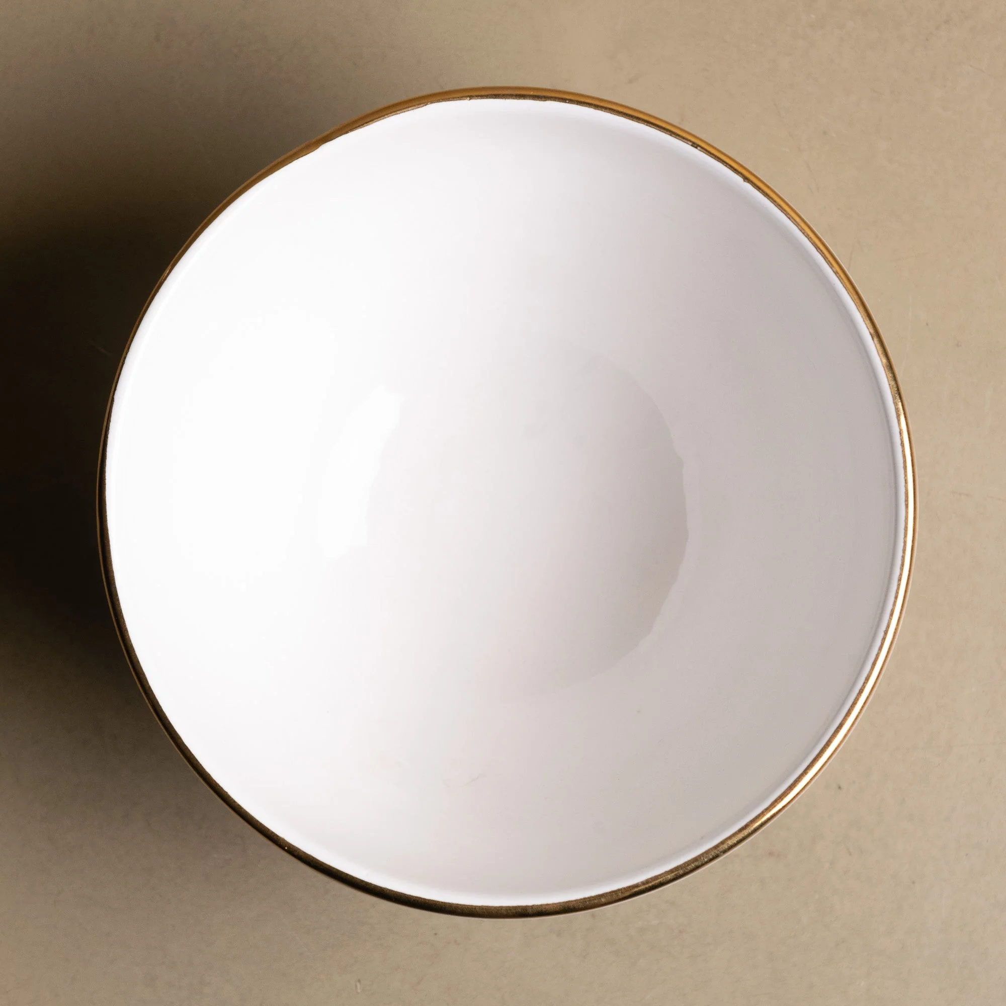 Zagora White & Gold Bowl view 4